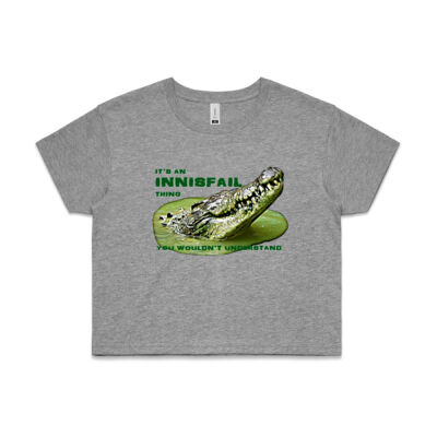 Innisfail Croc Womens Crop Tee Thumbnail
