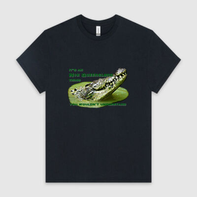 Nth. Qld. Croc Print - Front-SD Thumbnail